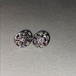Silver earrings